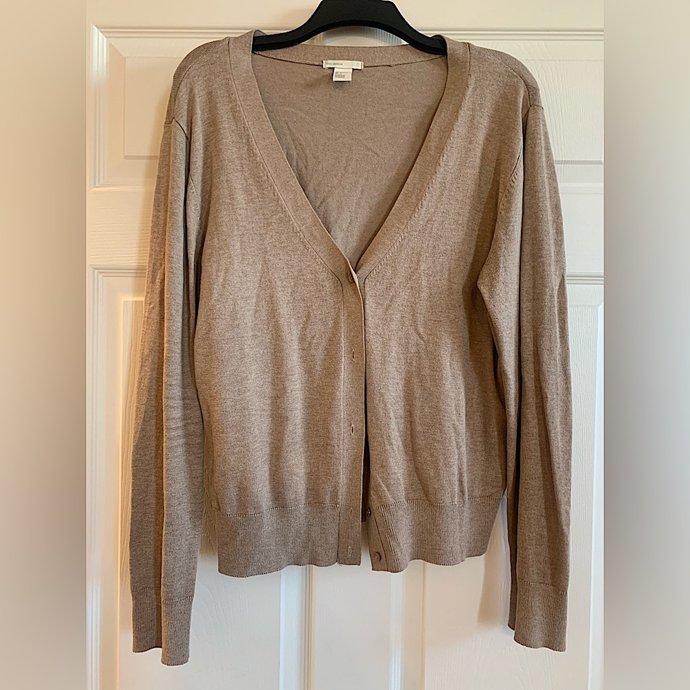 Beige, H&M Basics long cardigan, Like new